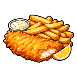 Beer Battered Fish & Chips